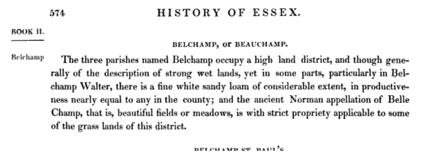 The History and Topology....... Essex